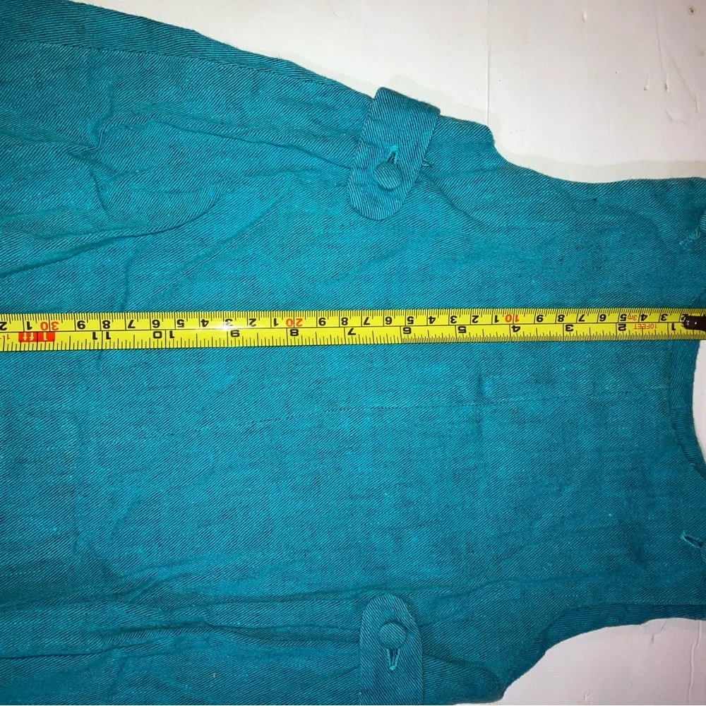 Set of Two Handmade Vintage Little Girls Blue Dresses 9-12 months (?) Corduroy